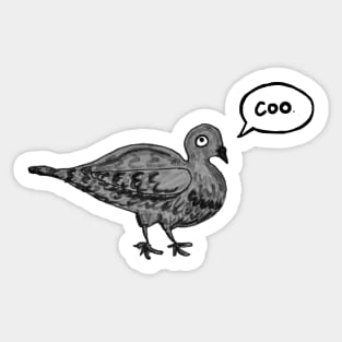 Manky Pigeon Sticker